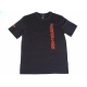 T-Shirt Noir et orange